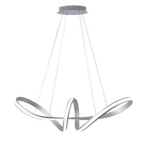 LED-hanglamp Melinda II plexiglas / aluminium - 1 lichtbron