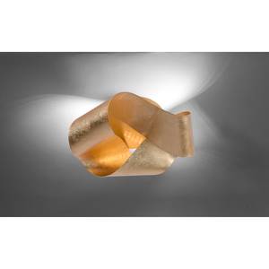 LED-Wandleuchte Nevis I Eisen - 1-flammig - Gold