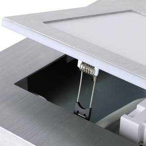 LED-plafondlamp Tiling II plexiglas / aluminium - 2 lichtbronnen