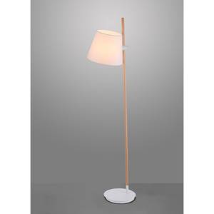 Lampadaire Miriam Coton / Fer - 1 ampoule - Blanc