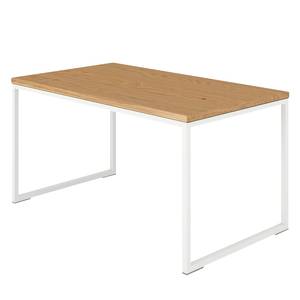 Table d'appoint hülsta now VII Chêne naturel / Bla - Largeur : 106 cm