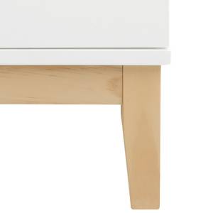 Comodino Alvin Bianco - Materiale a base lignea - 40 x 45 x 40 cm