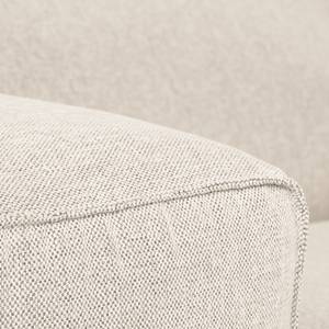 Ecksofa HUDSON 1,5-Sitzer mit Longchair Webstoff Saia: Beige - Longchair davorstehend rechts