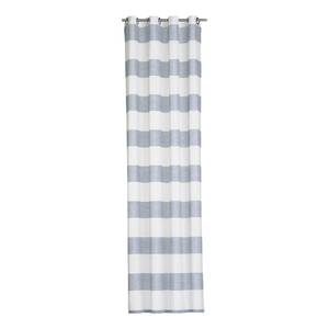 Rideaux à œillets Willow Legère Tissu - Bleu clair mat