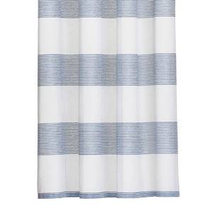 Rideaux à œillets Willow Legère Tissu - Bleu clair mat