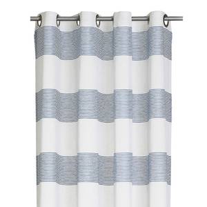 Rideaux à œillets Willow Legère Tissu - Bleu clair mat