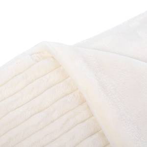 Plaid Cord Tissu - Blanc