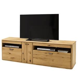 Tv-meubel Forge deels massief eikenhout - Bianco balken-eikenhout/Bianco eikenhouten look - Breedte: 186 cm