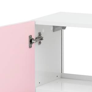 Meuble sous lavabo Edia Rose / Blanc