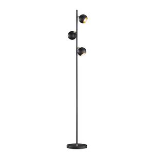 Lampadaire Dakota Fer - 3 ampoules - Noir / Laiton