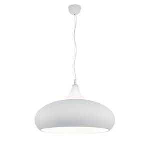 Hanglamp Lisboa Glas/ijzer - 3 lichtbronnen - Wit