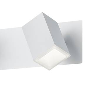 LED-plafondspot Lagos IJzer - Wit - Aantal lichtbronnen: 2