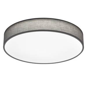 LED-Deckenleuchte Lugano Baumwollstoff - 1-flammig - Fango - Durchmesser: 60 cm