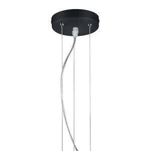 Suspension Baron Fer - 4 ampoules - Noir profond