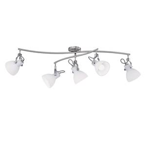 Plafondlamp Ginelli Glas/ijzer - 5 lichtbronnen