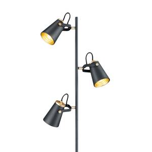 Staande lamp Edward IJzer - 3 lichtbronnen - Zwart