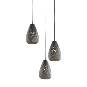 Hanglamp Onyx II IJzer - 3 lichtbronnen