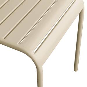 Chaises de jardin Kansas (lot de 2) Fer - Beige