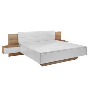 Bedframe Hoven wild eikenhouten look/wit