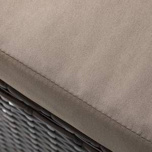 Loungehocker Paradise Lounge polyrotan/nylon - bruin/beige