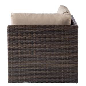 Loungeecke Paradise Lounge Polyrattan / Polyester - Braun / Beige