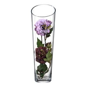 Vase Dynamic Glas - Transparent - Höhe: 40 cm