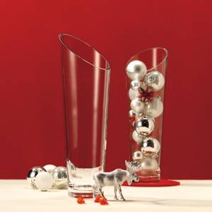 Vase Dynamic Glas - Transparent - Höhe: 40 cm