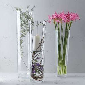 Vase Iconic Glas - Transparent - Höhe: 60 cm