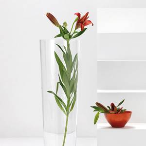 Vase Iconic Glas - Transparent - Höhe: 50 cm