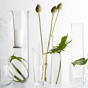 Vase Dynamic Glas - Transparent - Höhe: 50 cm