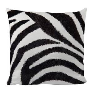 Coussin Zebra Fan Tissu - Blanc / Noir