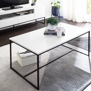 Table basse Zaddy Blanc / Noir - Blanc