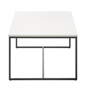 Salontafel Zaddy wit/zwart - Wit