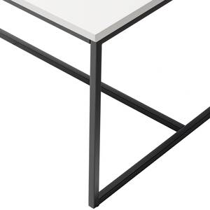 Salontafel Zaddy wit/zwart - Wit