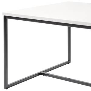 Tavolino da salotto Zaddy bianco/nero - Bianco