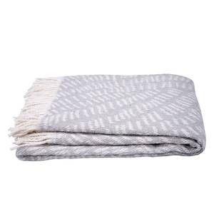 Plaid T-Soft Woven Tissu - Gris / Blanc