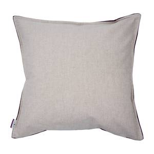 Housse de coussin T-Velvet Edge Tissu - Violet / Crème