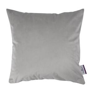 Housse de coussin T-French Velvet Tissu - Gris clair