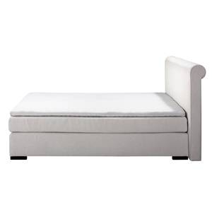 Boxspringbett  Willard Strukturstoff - Beige - 140 x 200cm