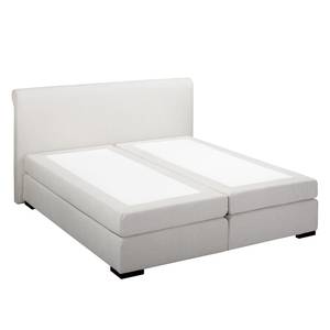 Boxspringbett  Willard Strukturstoff - Beige - 140 x 200cm