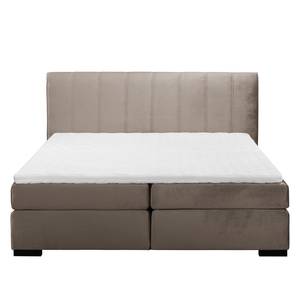 Boxspring Willard I geweven stof - taupe - 180 x 200cm