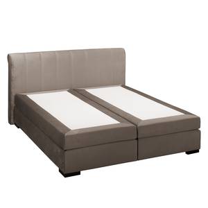 Boxspring Willard I geweven stof - taupe - 180 x 200cm