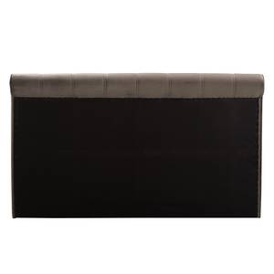 Lit boxspring Willard I Tissu - Taupe - 180 x 200cm