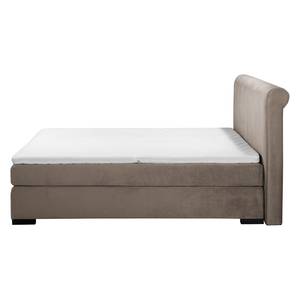 Boxspring Willard I geweven stof - taupe - 140 x 200cm