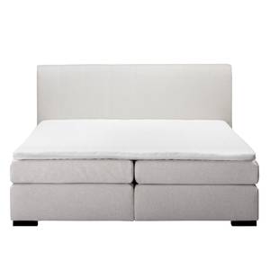 Boxspringbett  Willard Strukturstoff - Beige - 180 x 200cm