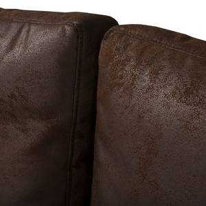 Lit boxspring Allegany Microfibre - Marron - 180 x 200cm