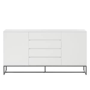 Dressoir Zaddy II wit/zwart - Wit