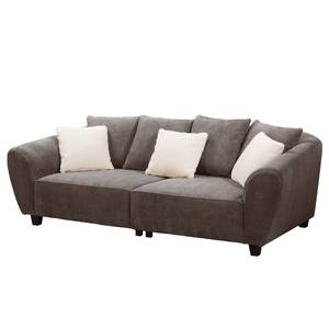 Big-Sofa Elora Cordstoff Lola: Espresso / Creme