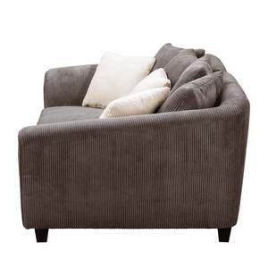 Big-Sofa Elora Cordstoff Lola: Espresso / Creme