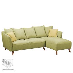 Ecksofa Irvine II Strukturstoff - Longchair davorstehend rechts